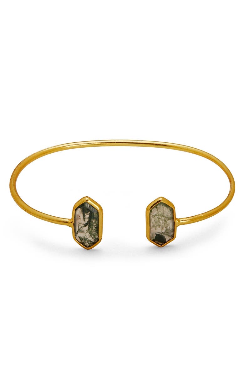 Dhwani Bhansal ZELENA BRACELET, Alternate, color, Gold Plated