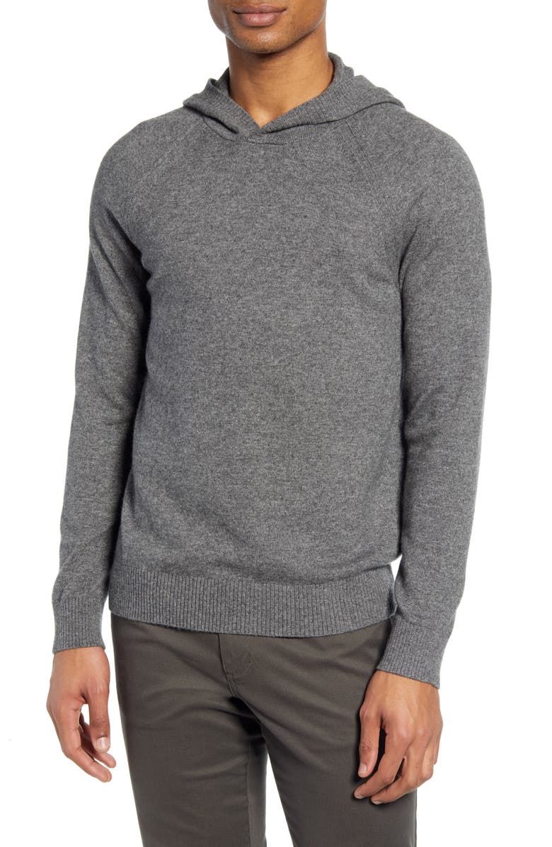 Vince Wool & Cashmere Hooded Sweatshirt, Main, color, 