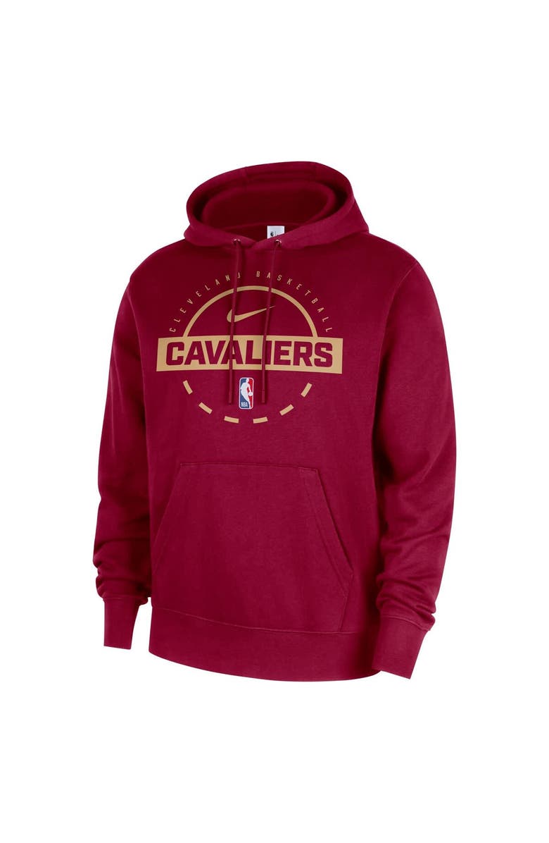 Nike Men's Nike Wine Cleveland Cavaliers 2025/26 Authentic Practice Club Pullover Hoodie, Alternate, color, Wine