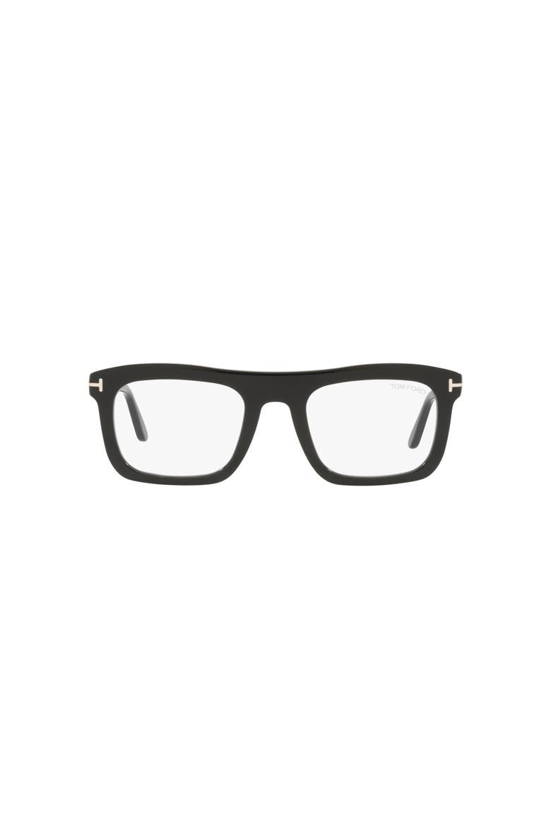 52mm Rectangle optical glasses, Alternate, color, Black