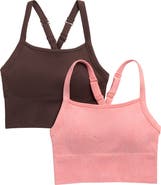 YOGALICIOUS Stonewash 2-Pack Seamless Sports Bras