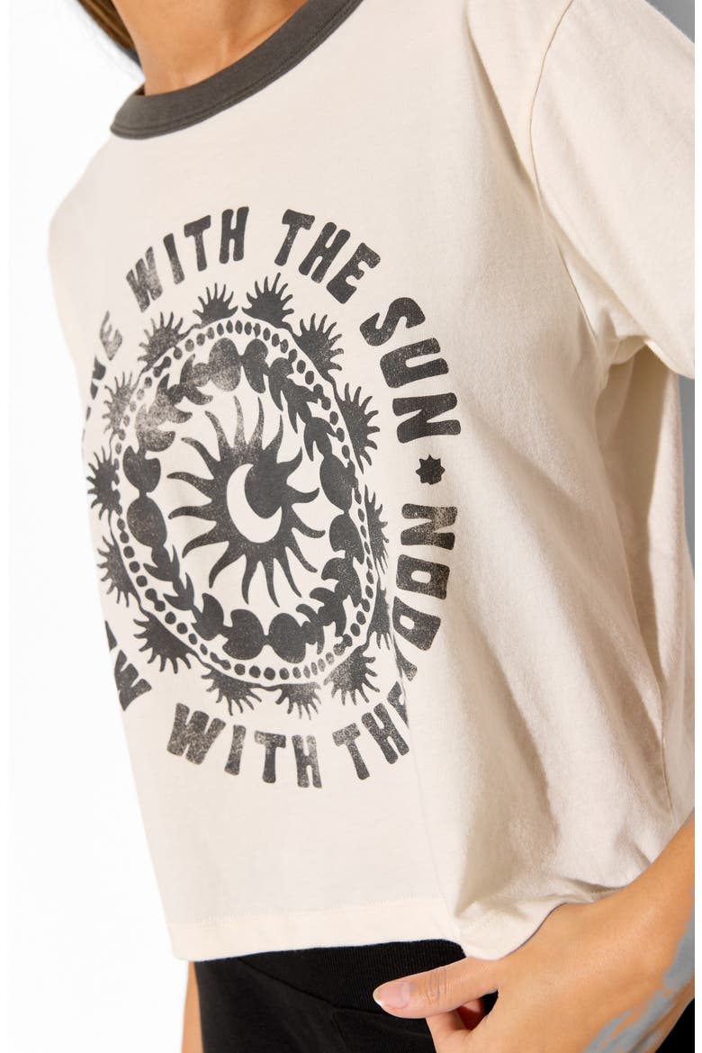 Flow Melrose Ringer Cotton Graphic T-Shirt, Alternate, color, VINTAGE WHITE