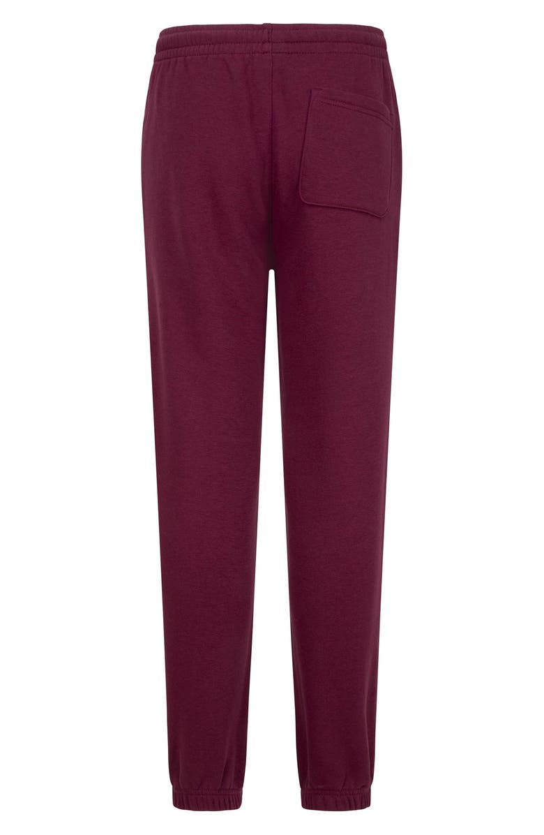 3 Brand Kids' Vertical Logo Joggers, Alternate, color, Cabernet