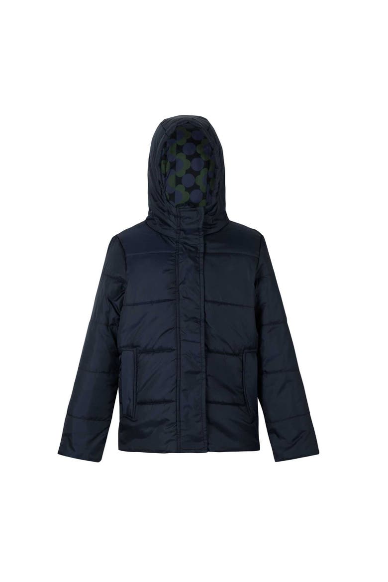 Orla Kiely Daisy Padded Jacket, Main, color, Blue