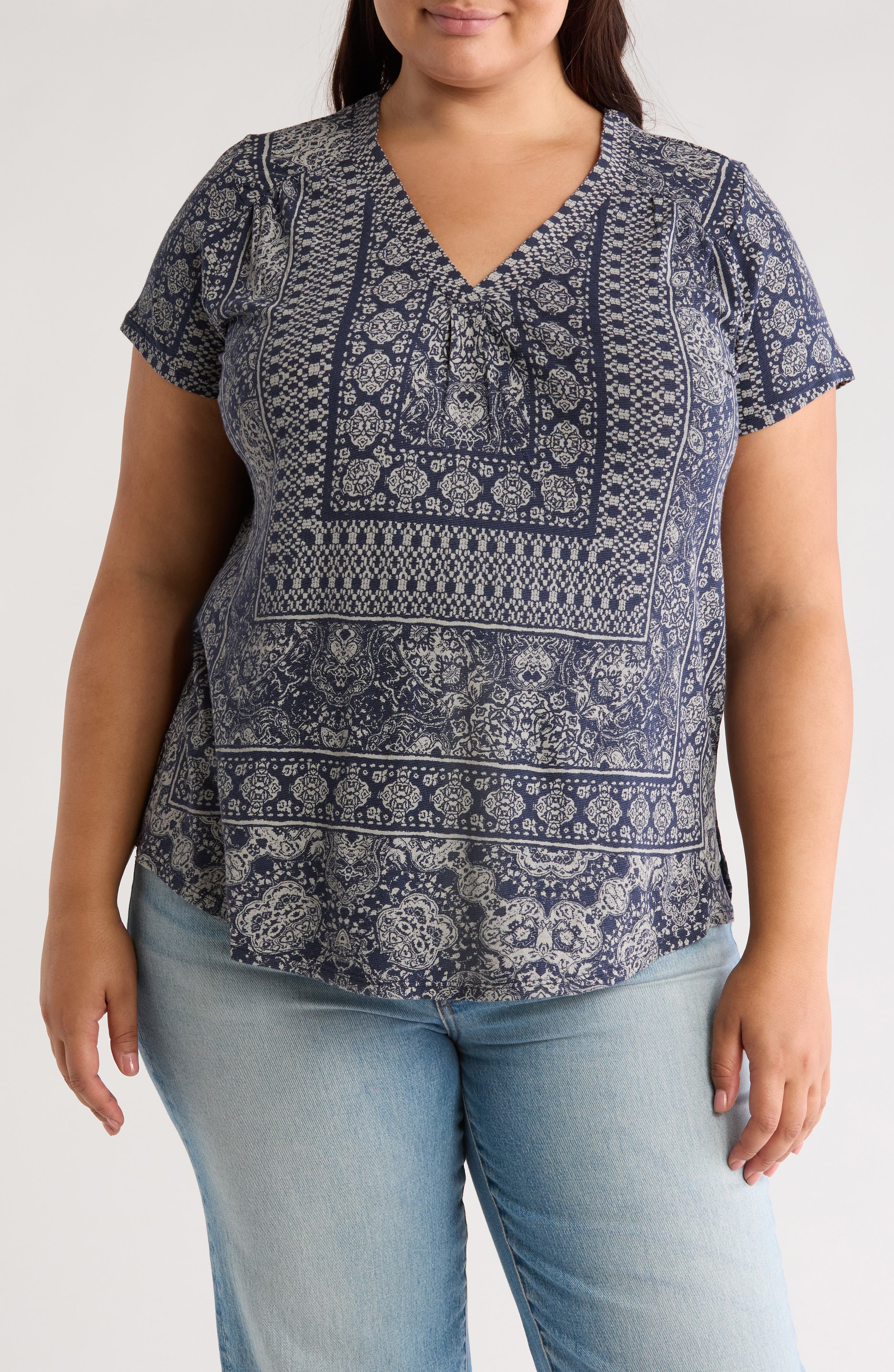 lucky brand plus tops