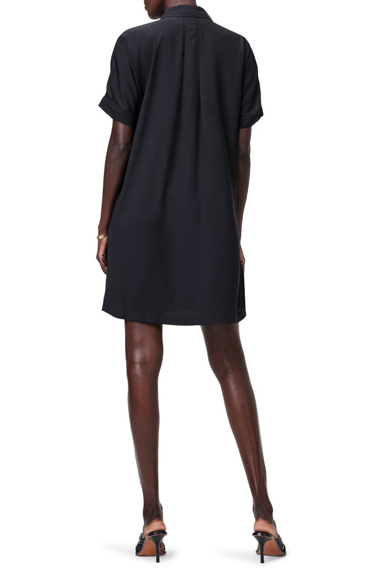 Polished Shirtdress, Alternate, color, BLACK ONYX
