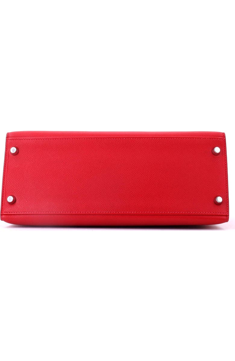 Pre-Owned Hermes Kelly Handbag Red Epsom with Palladium Hardware 28, Alternate, color, Rouge Casaque