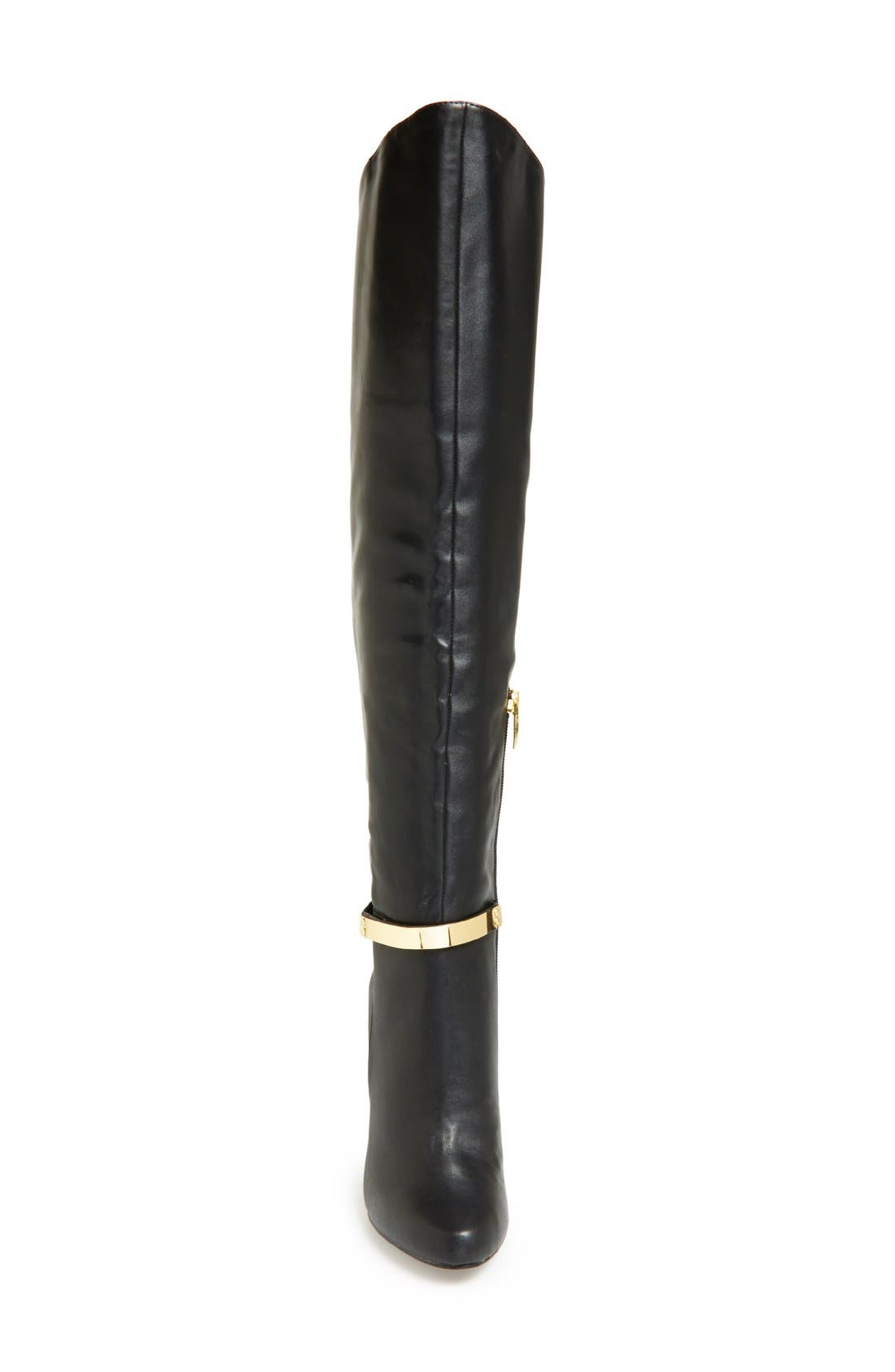 'Cove' Over The Knee Boot, Alternate, color, BLACK