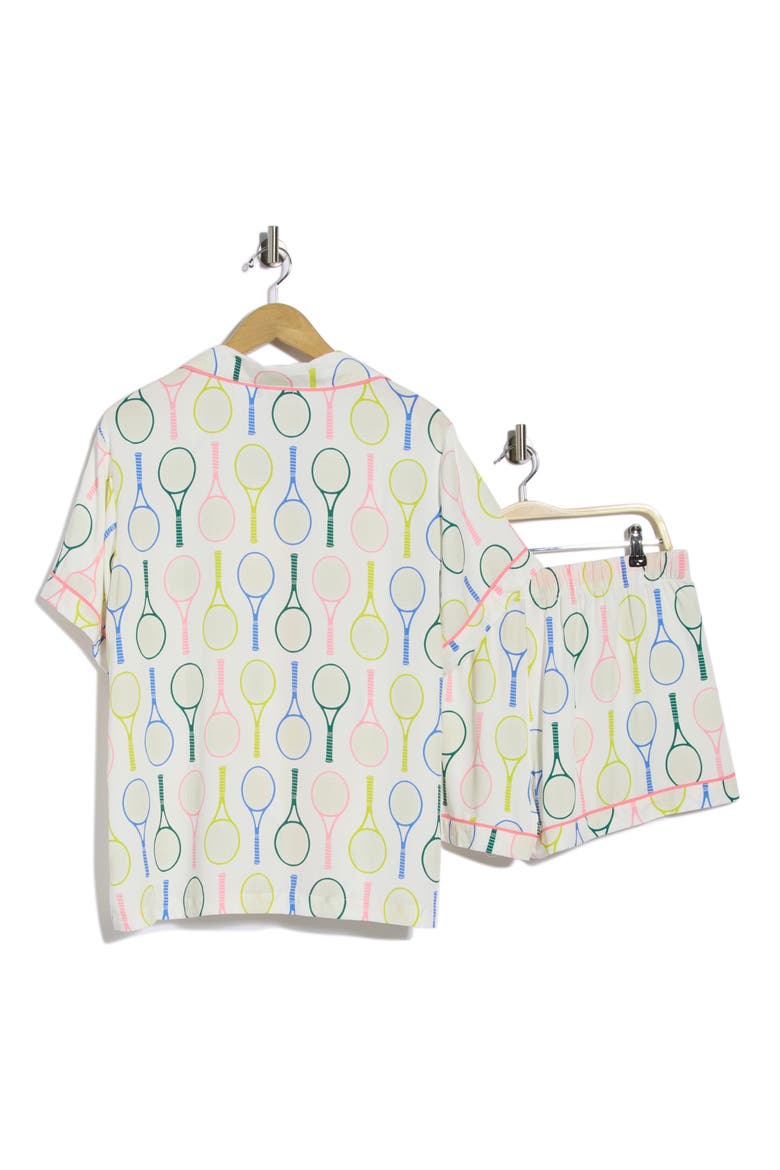 Tennis Time Pajamas Short Set, Alternate, color, MULTI