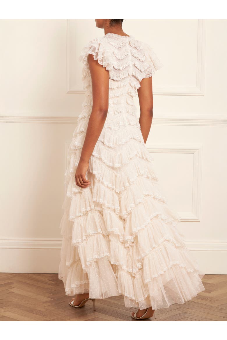 Libby Lace Gown, Alternate, color, Cream