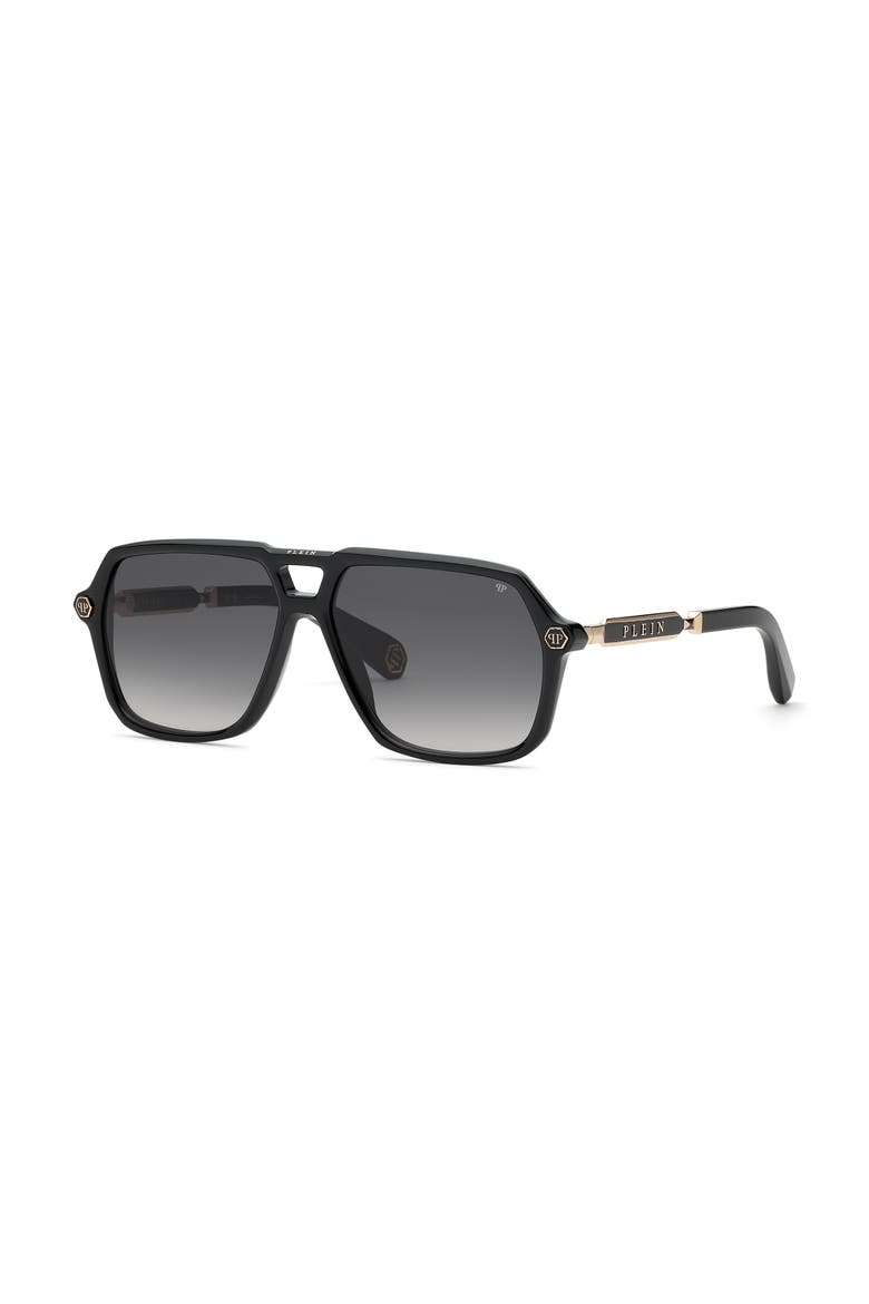 Sunglasses Plein Hexagon Stud Men, Alternate, color, black