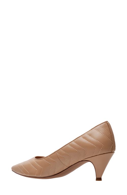 Linea Paolo Odie Pointed Toe Pump In Desert Sand
