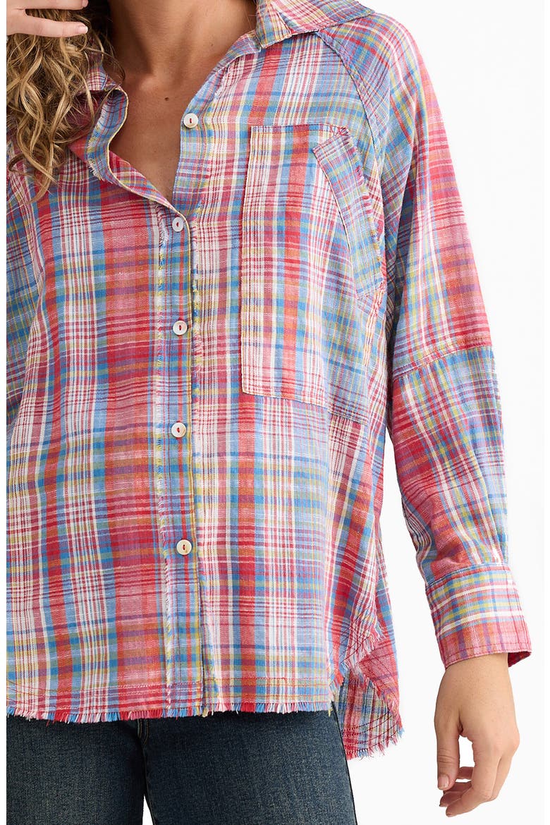 Yellowstone Plaid Button-Up Shirt, Alternate, color, PICNIC CHECK