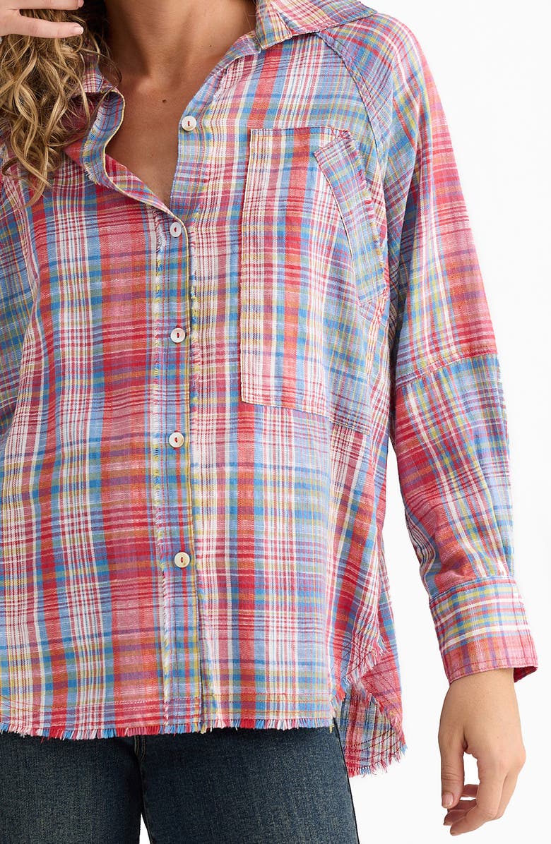 Talisman the Label Yellowstone Plaid Button-Up Shirt, Alternate, color, Picnic Check