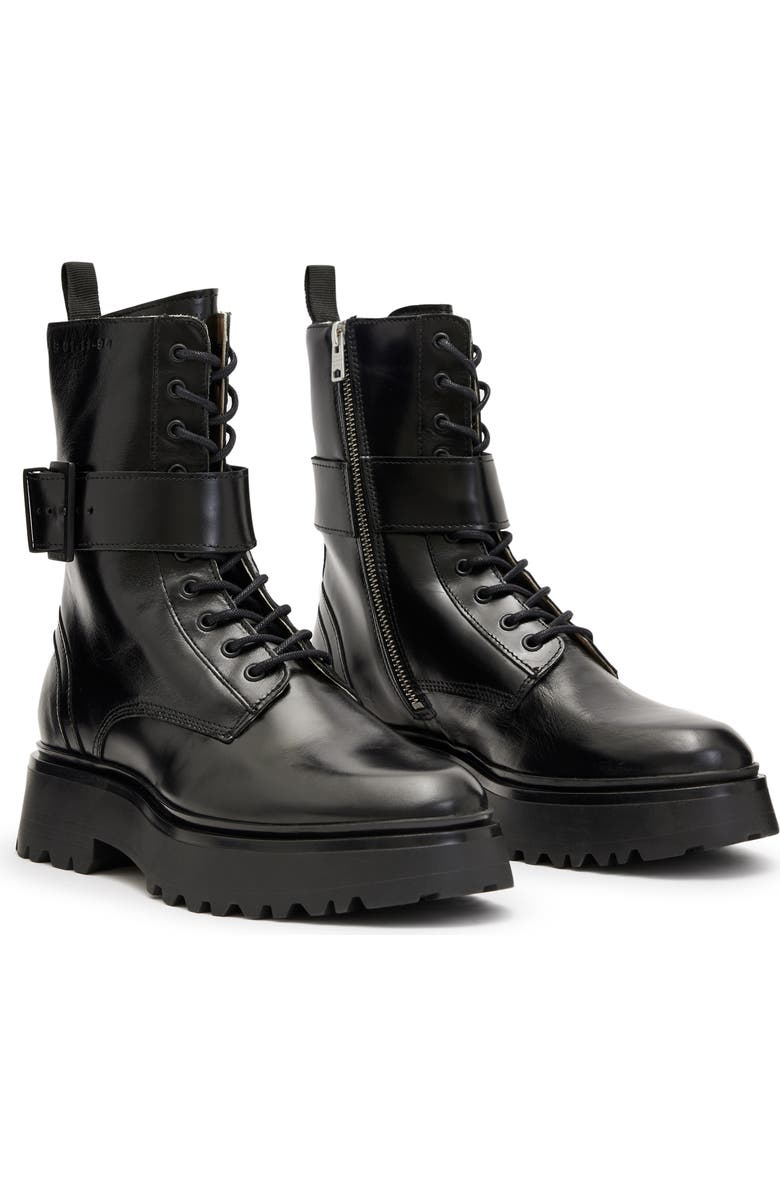 AllSaints Onyx Combat Boot, Main, color,