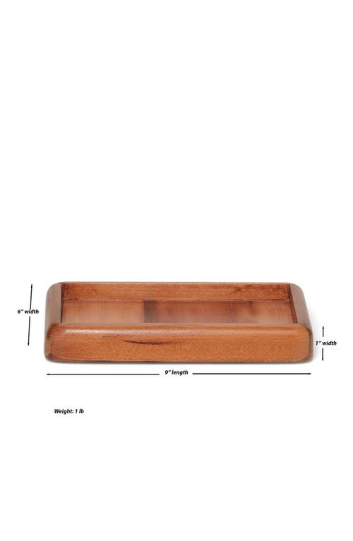 Roselli Trading Company Nature's Home Amenity Tray In Wood