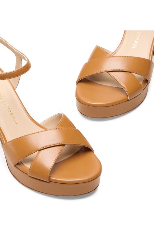 Stuart Weitzman Dayna Ankle Strap Platform Sandal
