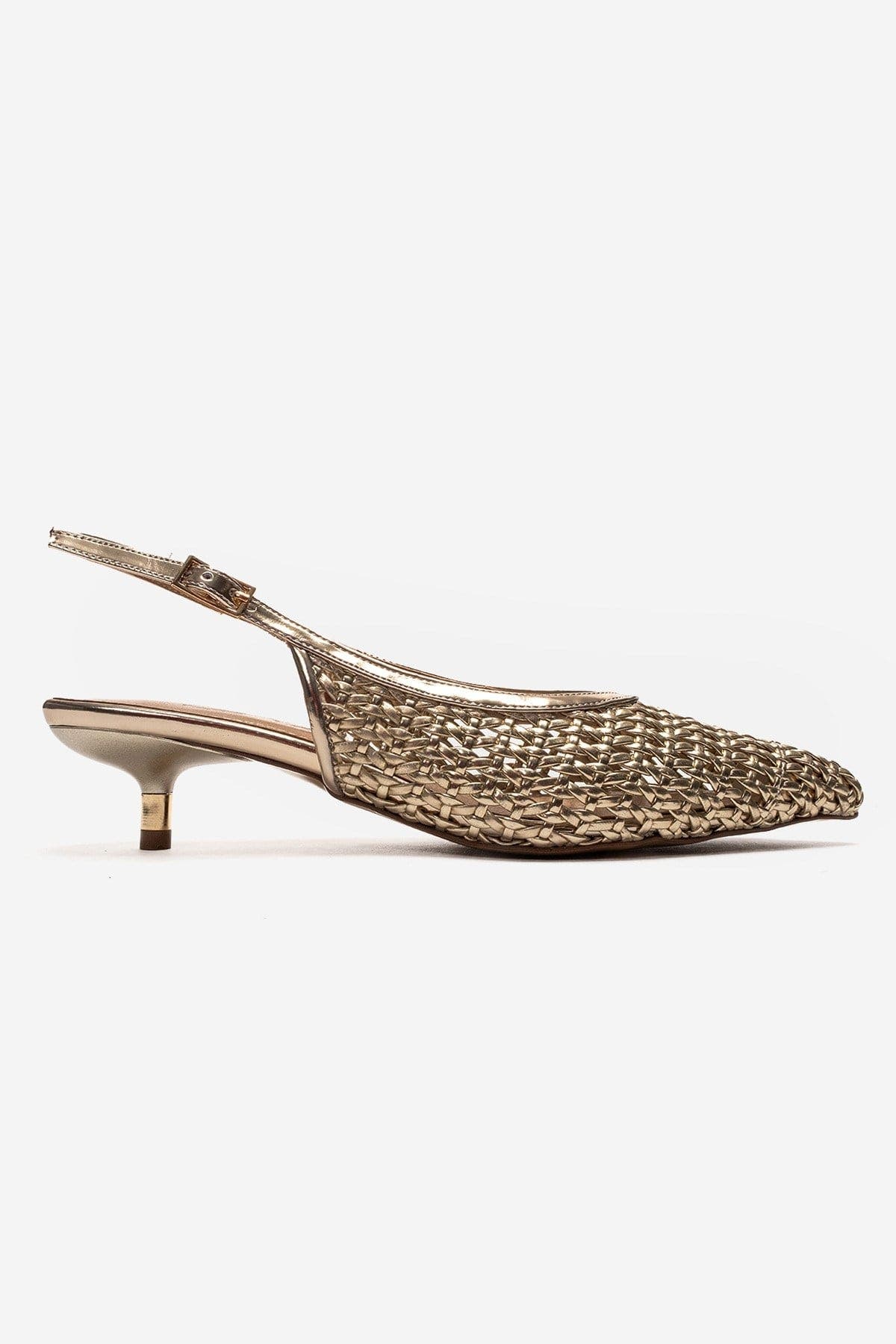 Orelis Kitten Heel Pump, Alternate, color, Gold