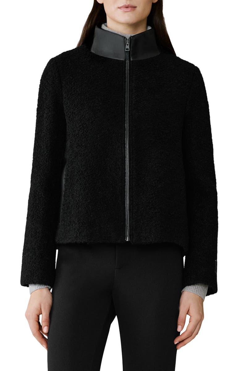 Soia & Kyo Kaitlyn Zip Jacket, Main, color, Black