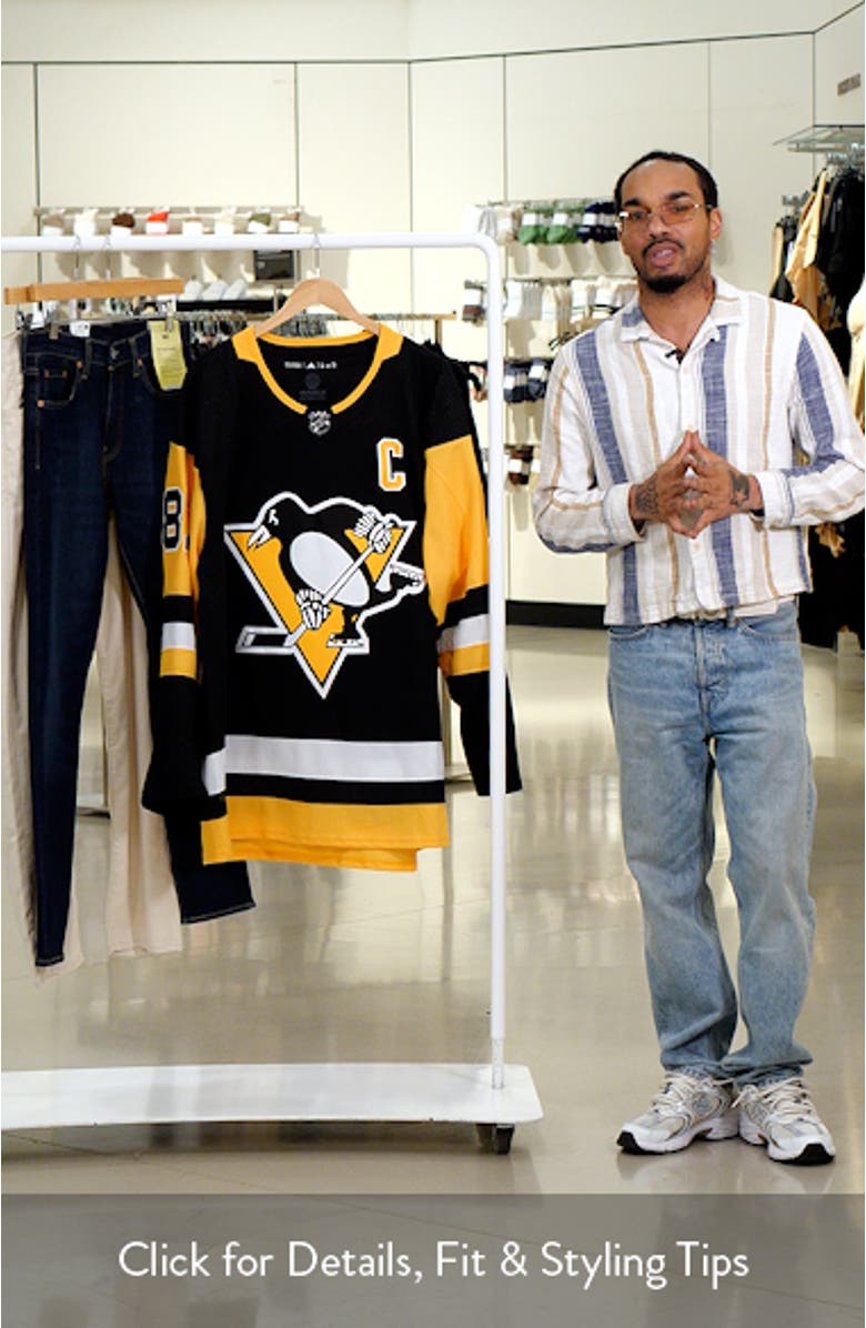 Men's Fanatics Sidney Crosby Black Pittsburgh Penguins Home Premium Jersey, sales video thumbnail