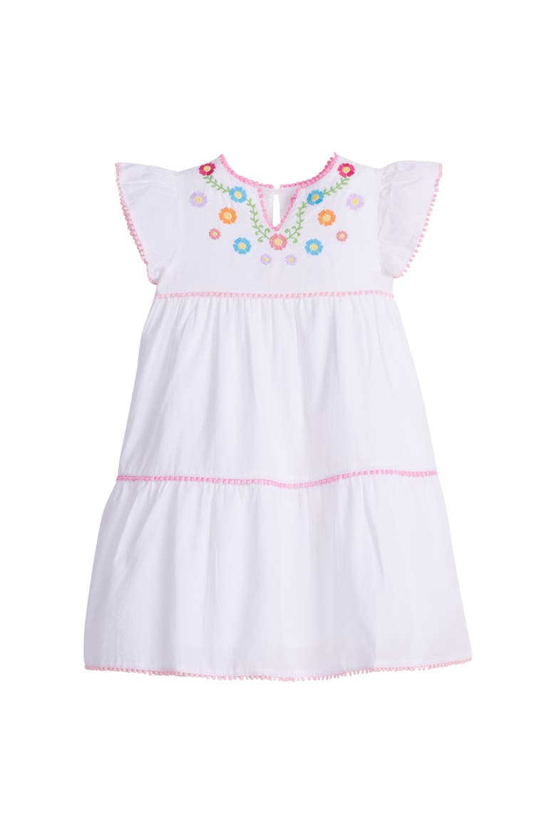Kids' Positano Dress, Alternate, color, Multi Embroidery
