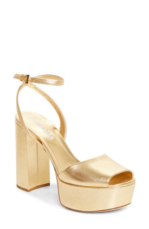 Ankle Strap Platform Sandal (Women)