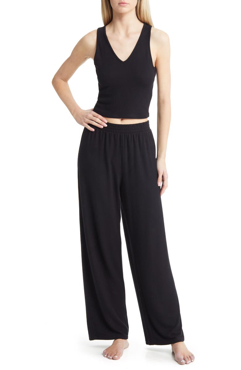 Open Edit 3-Piece Cozy Knit Lounge Set, Alternate, color,