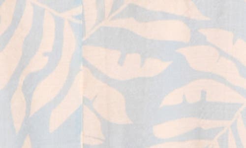 Halogenr Halogen(r) Botanical Print Sleeveless Midi Dress In Cream