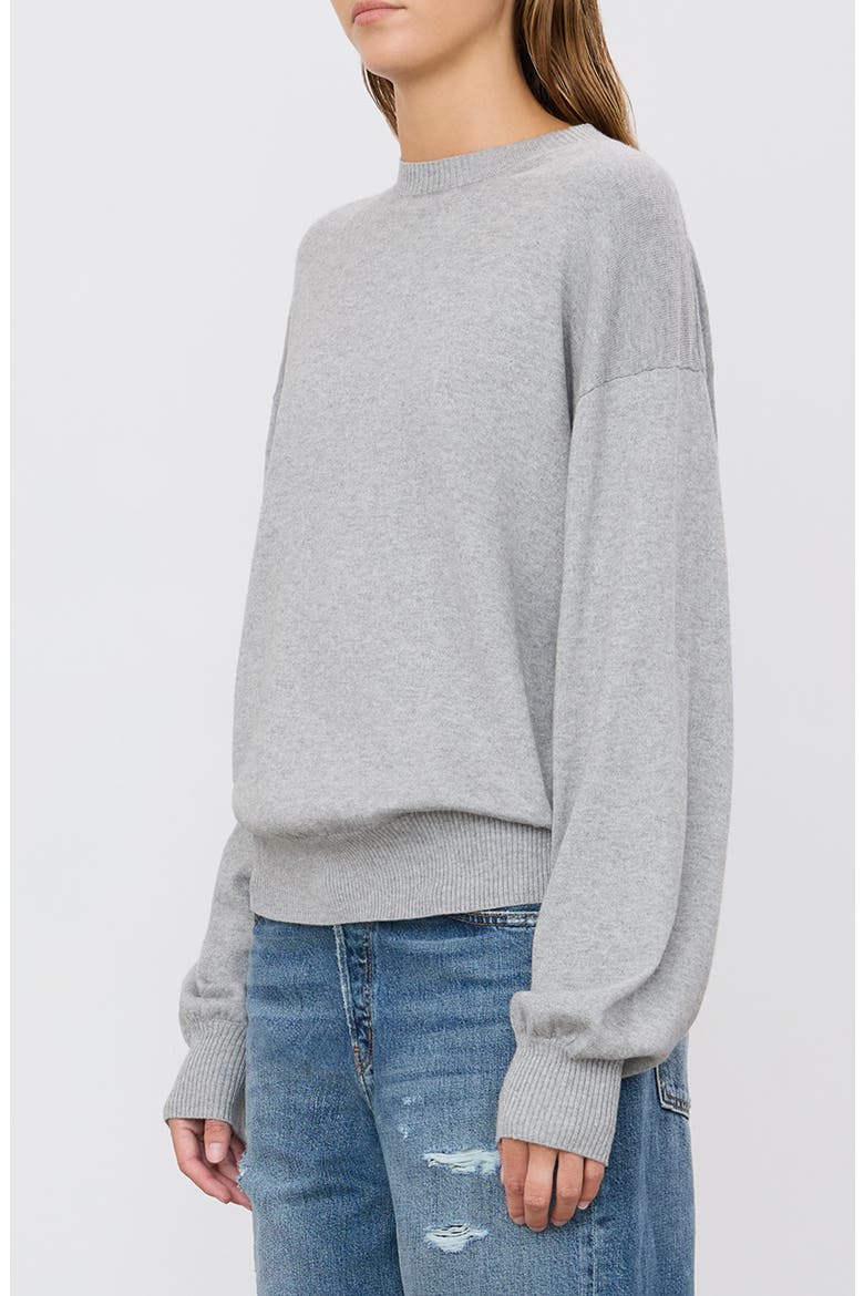 Brock Cotton & Cashmere Sweater, Alternate, color, GREY