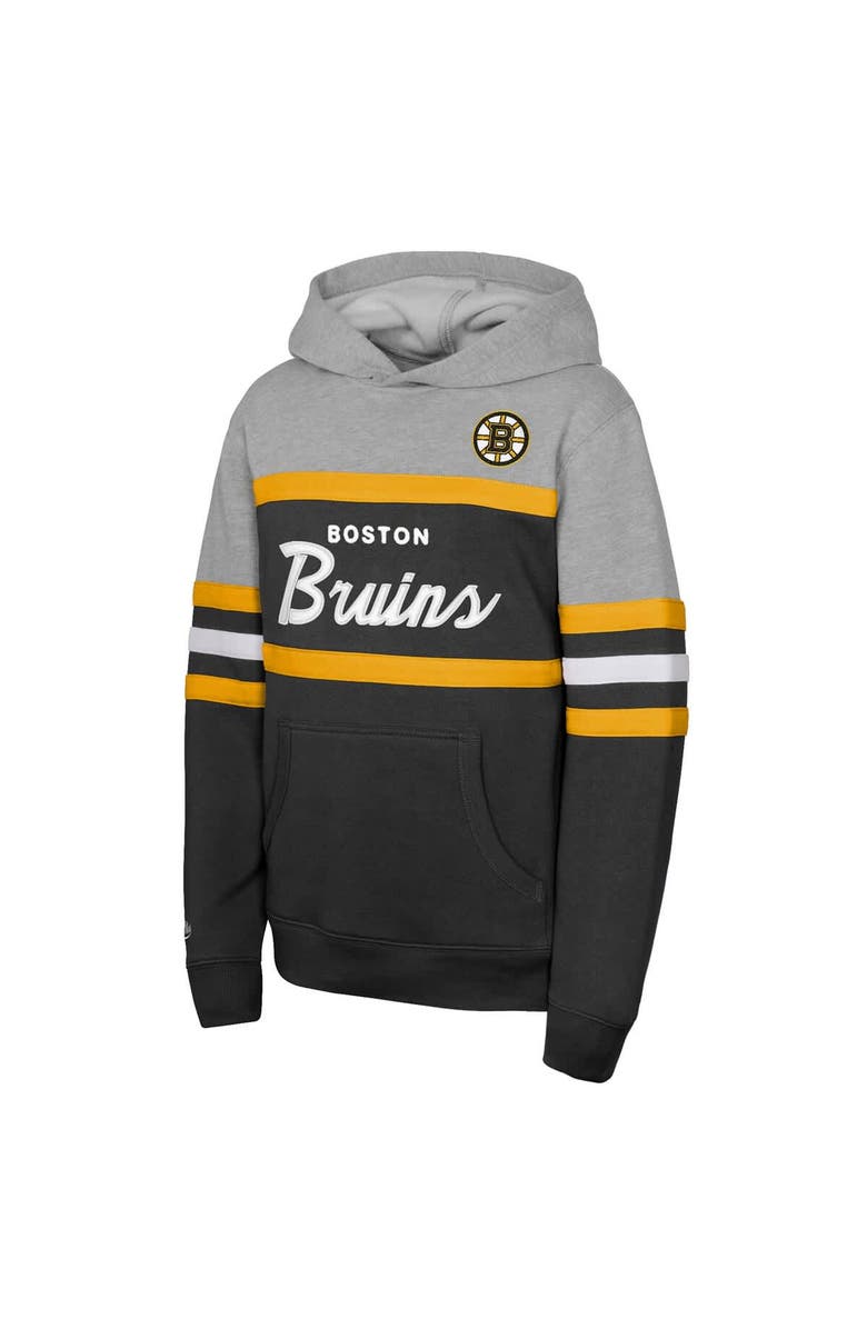 Mitchell & Ness Toddler Mitchell & Ness Black Boston Bruins Head Coach Hoodie, Alternate, color, Black