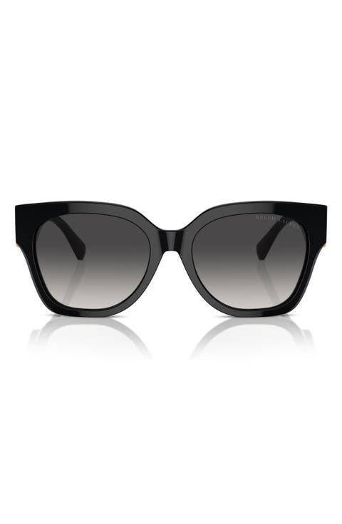 55mm Ricky Oversize Gradient Butterfly Sunglasses