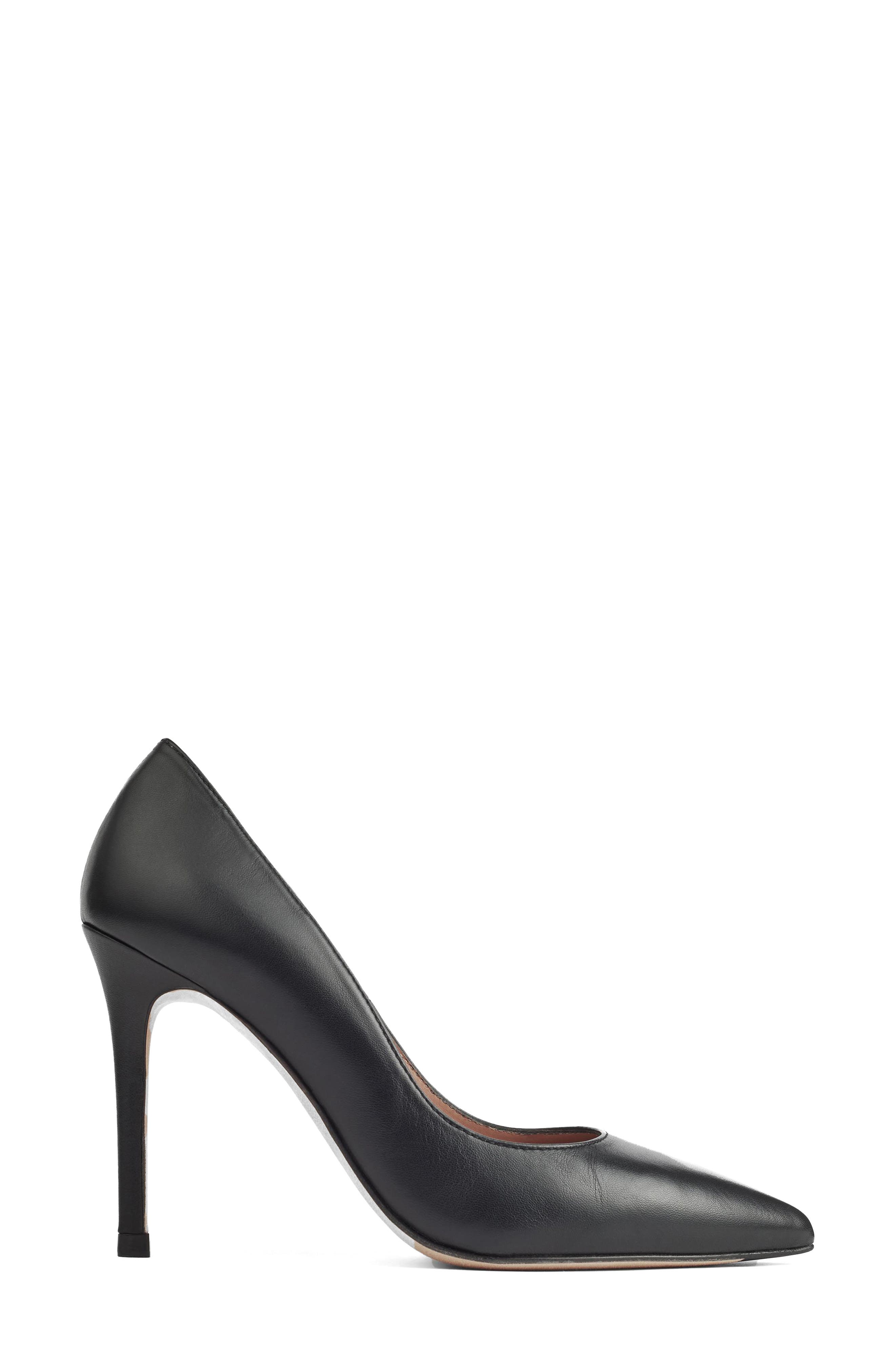 LK Bennett Fern Pointed Toe Pump, Alternate, color, Black
