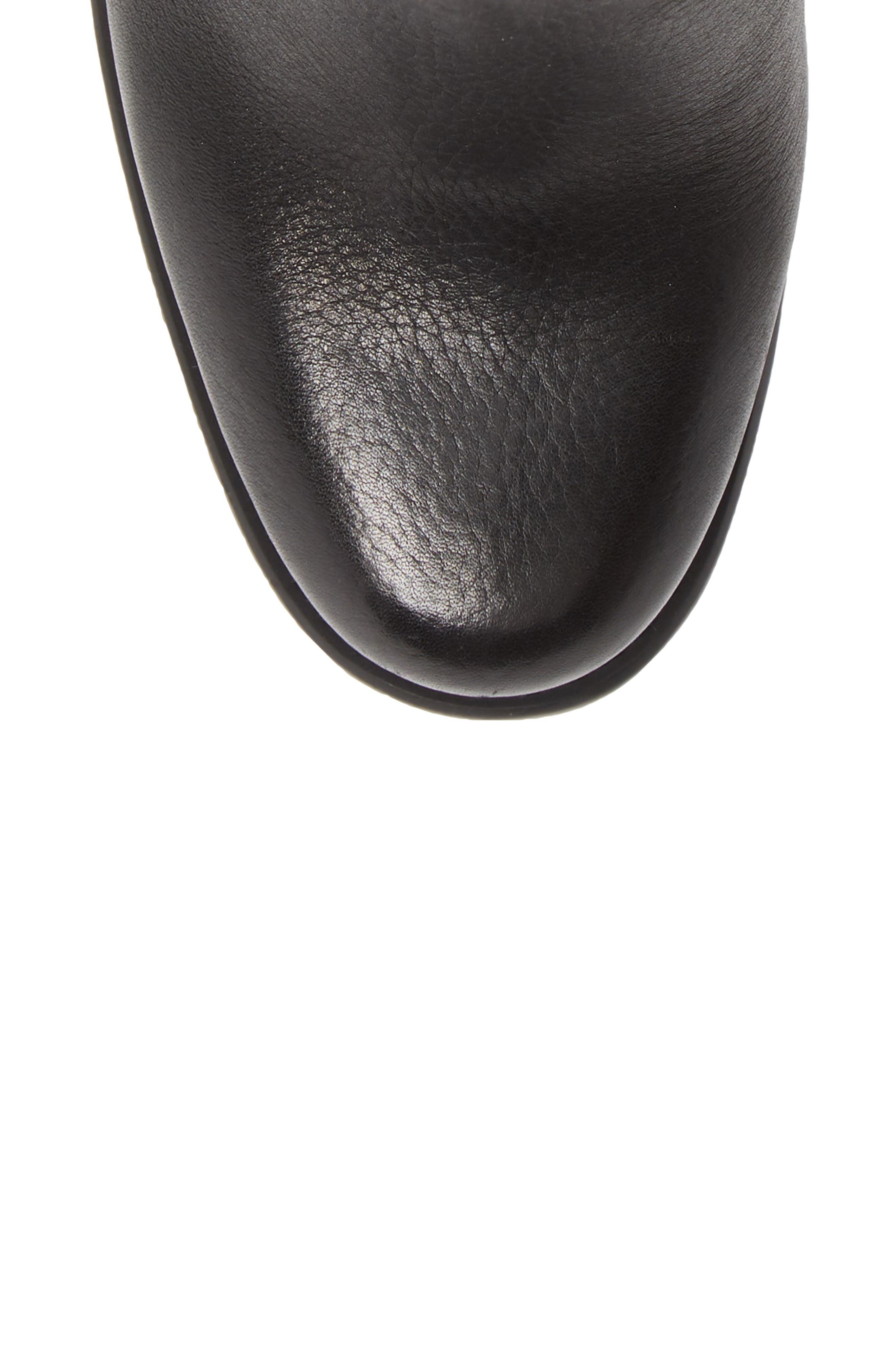 Alice + Olivia Holden Genuine Shearling Bootie, Alternate, color, 