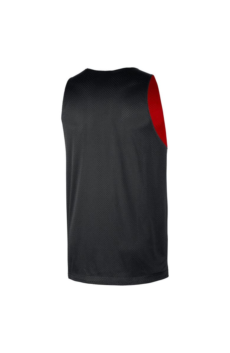 Nike Men's Nike Red/Black Chicago Bulls Courtside Reversible Mesh Practice Jersey, Alternate, color, Red