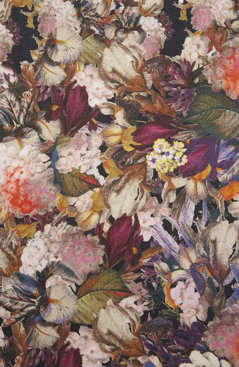 Topshop 'Hydra Floral' Print Blazer, Alternate, color,