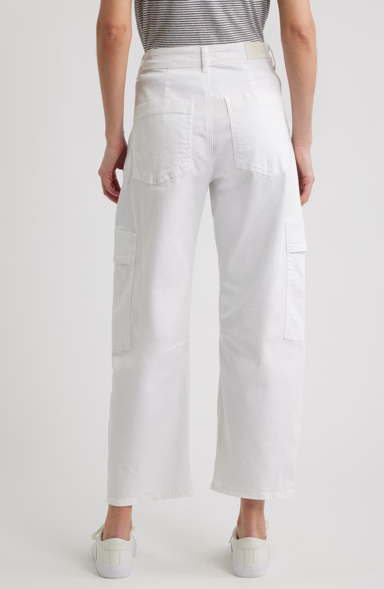 Mavi Jeans Vinnie Ankle Cargo Pants, Alternate, color, White Casual Twill