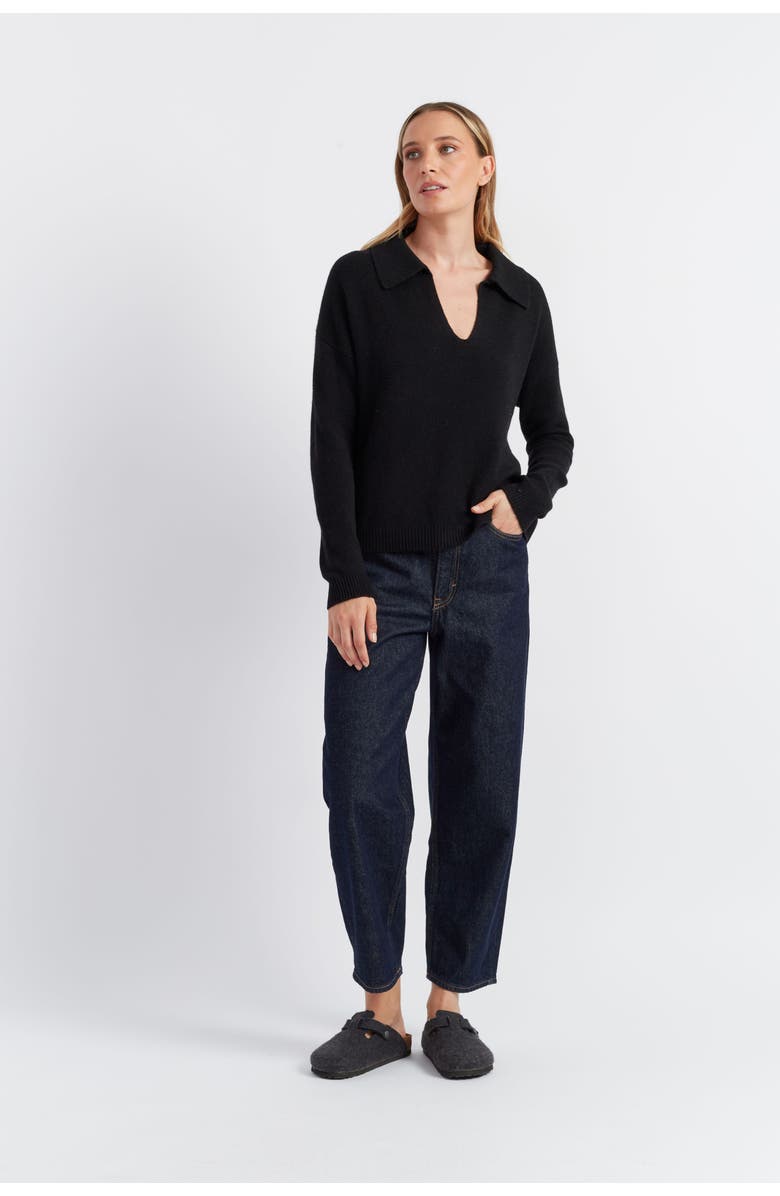 Chinti & Parker Pure Cashmere Summer Collared Sweater, Alternate, color, 