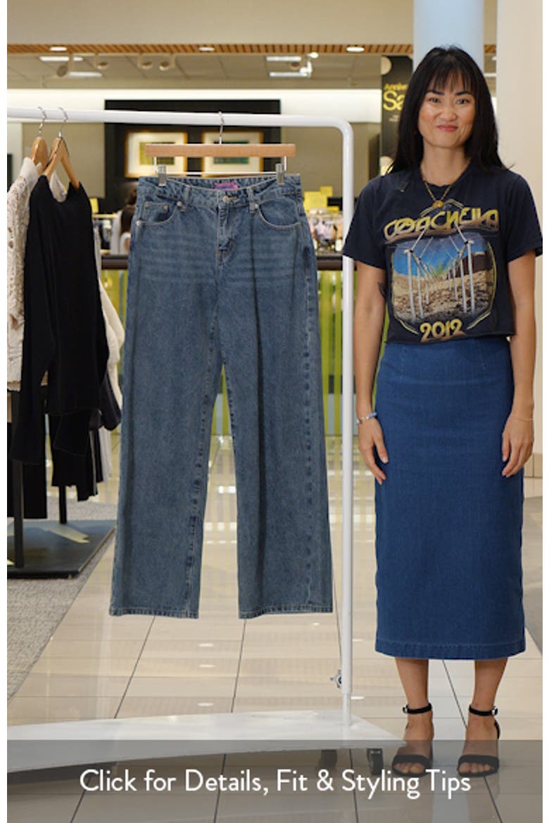 Leopard Heart Wide Leg Jeans video