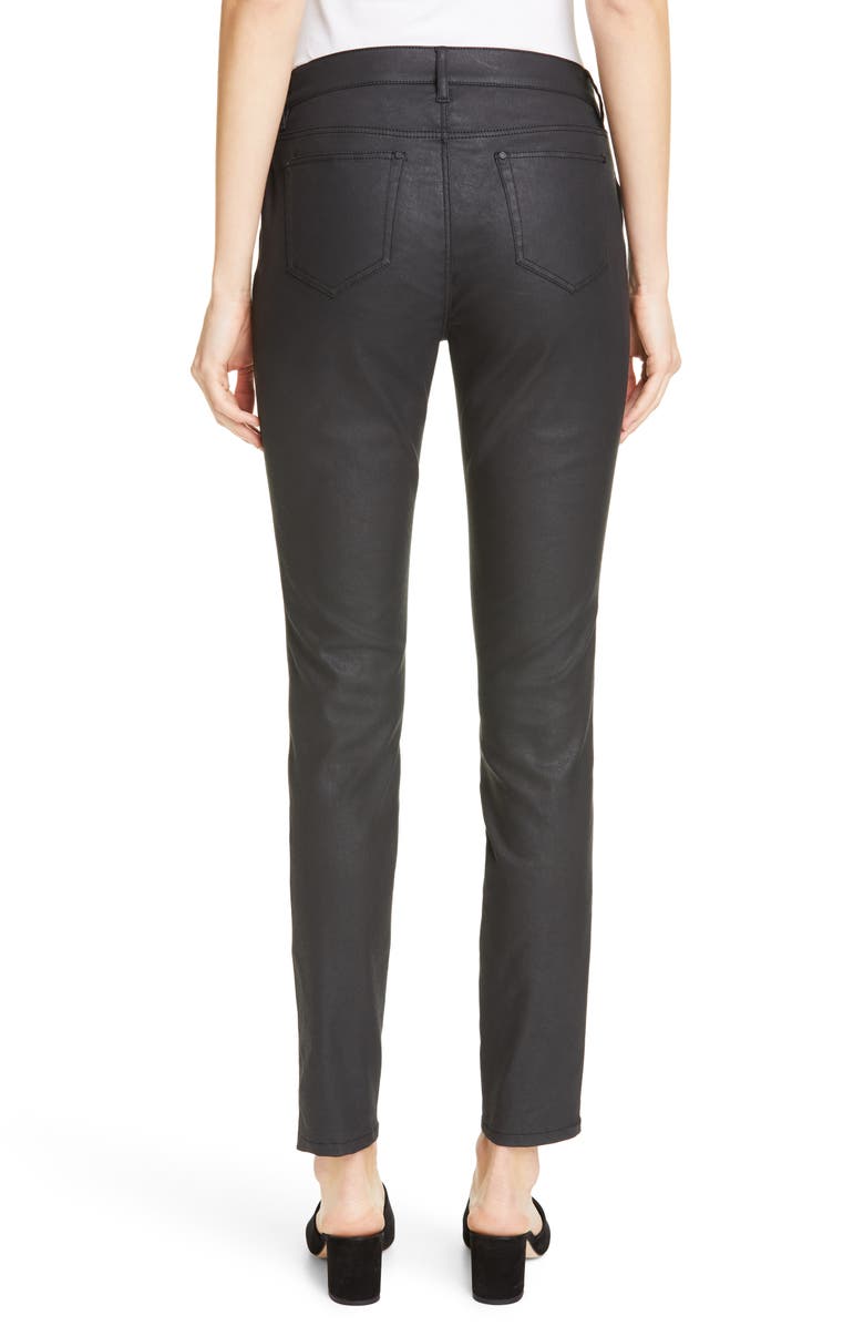 Lafayette 148 New York Mercer Coated Skinny Jeans, Alternate, color, 