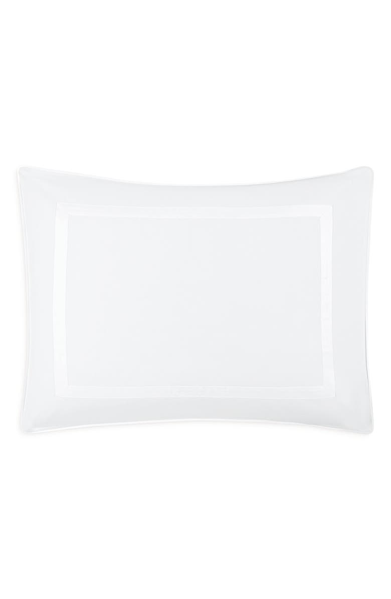 Matouk Louise Piqué Boudoir Pillow Sham, Alternate, color, White