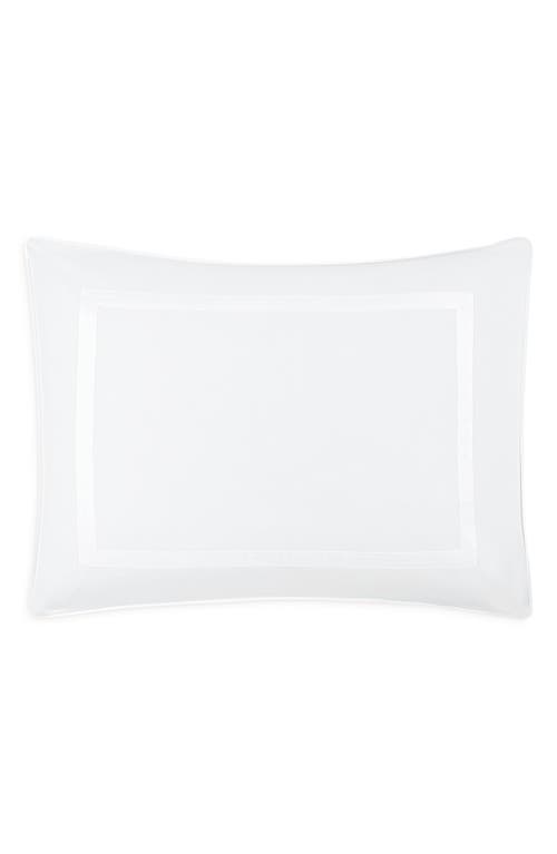 Matouk Louise Piqué Boudoir Pillow Sham In White
