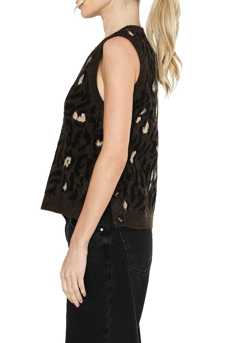 Genesis Sweater Vest, Alternate, color, BROWN MULTI