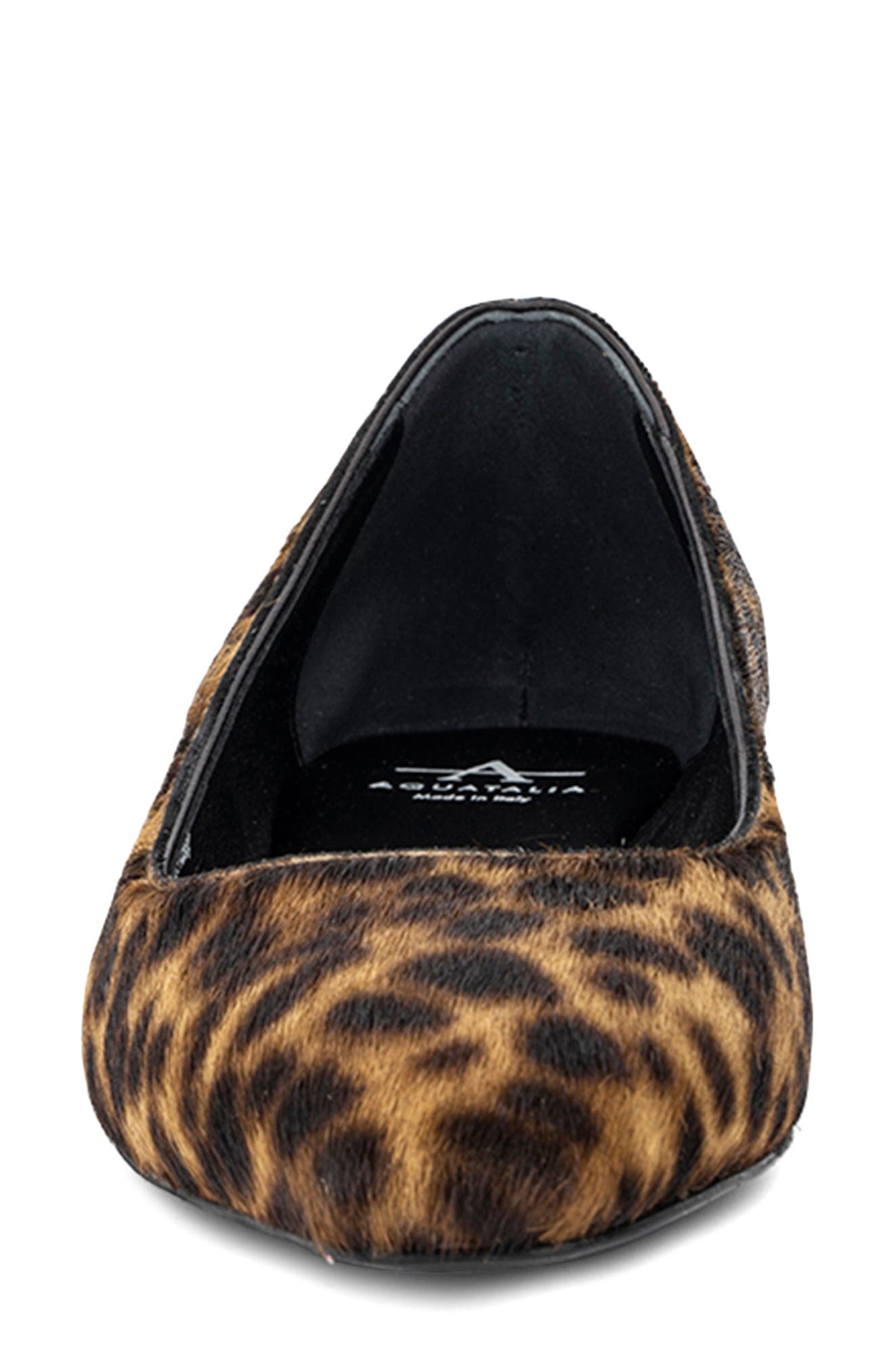 Aquatalia Marcella Weatherproof Leather Flat, Alternate, color, 