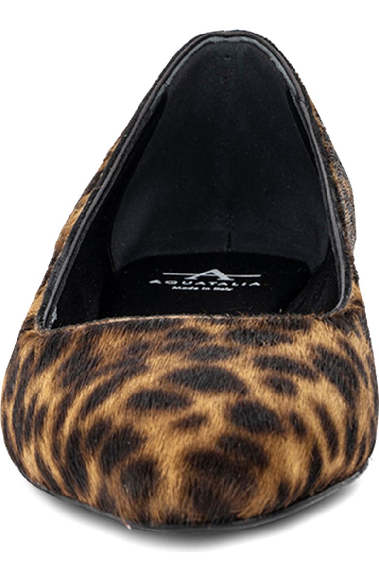 Aquatalia Marcella Weatherproof Leather Flat, Alternate, color,