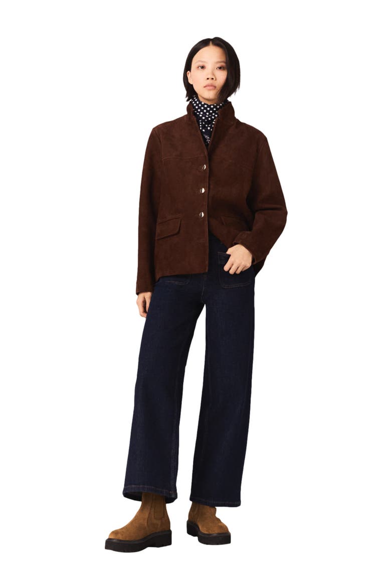 Wide jeans with patch pockets, Main, color, Navy
