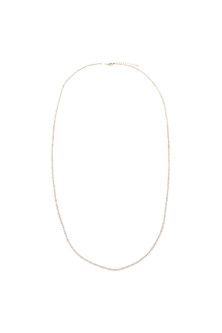 Freshwater Pearl Beaded Chain Necklace, Main, color, Pearl White - 36 Inch