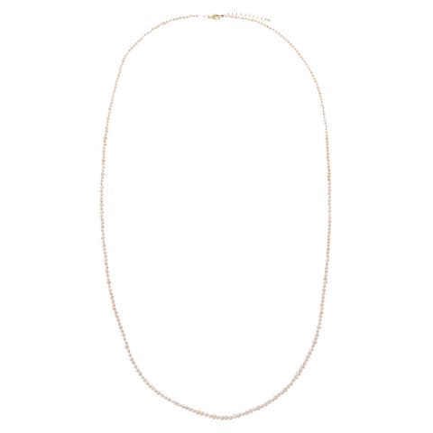 Freshwater Pearl Beaded Chain Necklace