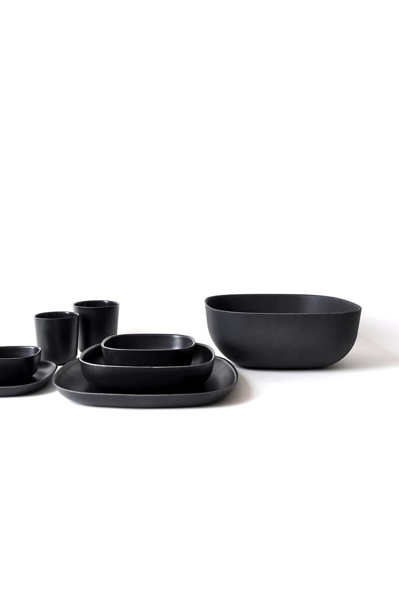 EKOBO Large Salad Bowl, Alternate, color, Black