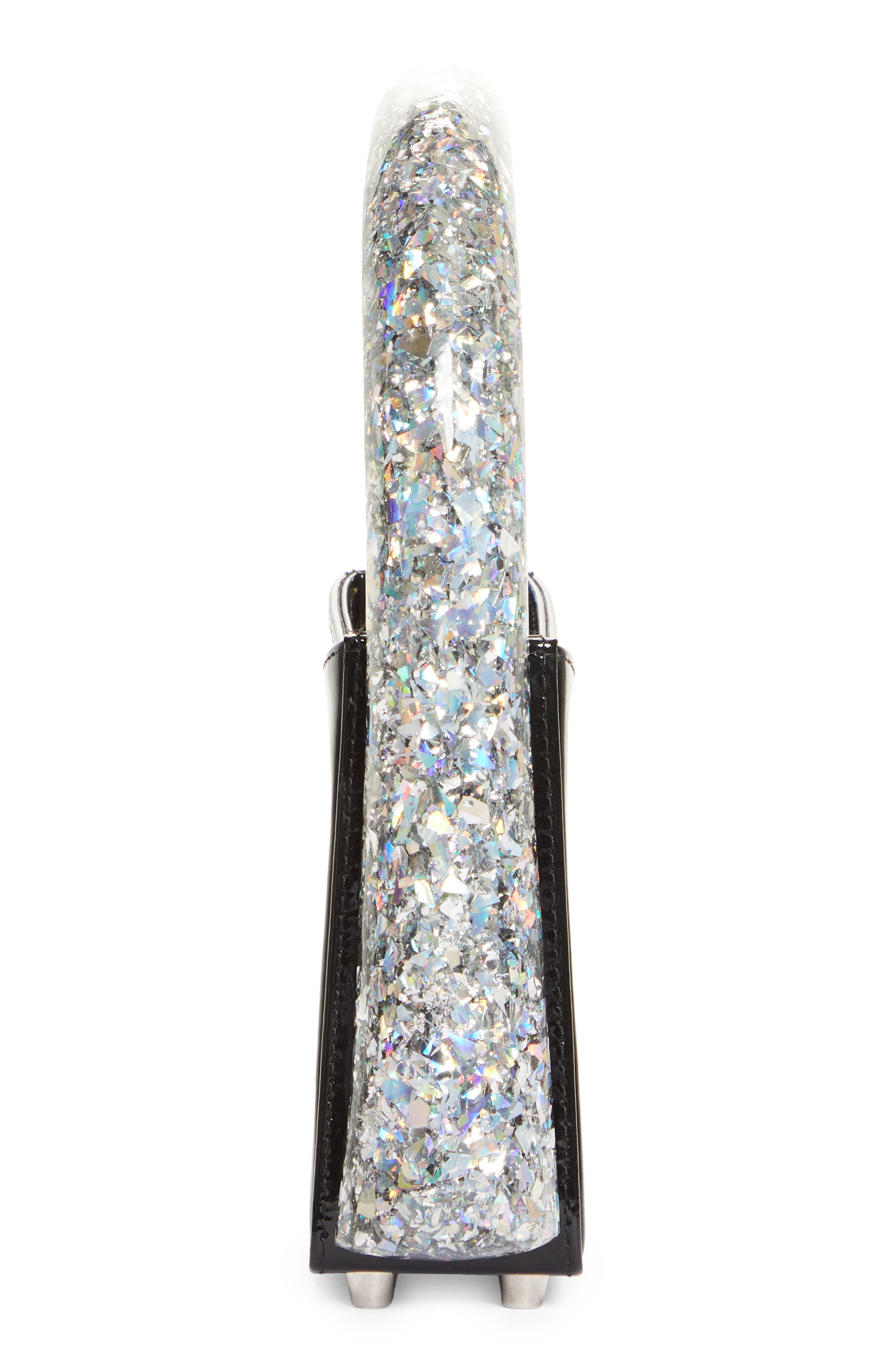 L’alingi L'alingi Glitter Resin Top Handle Bag, Alternate, color, 