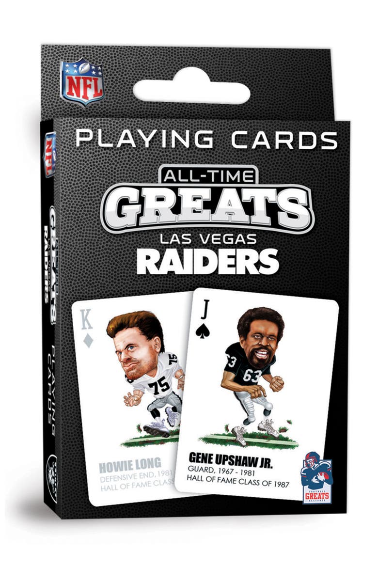Las Vegas Raiders All-Time Playing Cards, Main, color, Multicolor